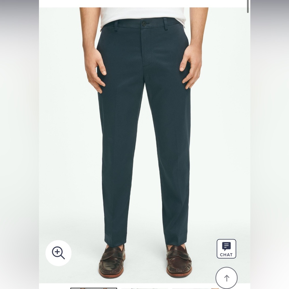 Brooks brothers blue Milano Slim-Fit Stretch Advantage Chino® Pants 32/30